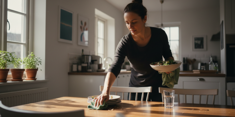 O que significa para uma pessoa levantar rapidamente a mesa depois de comer, segundo a psicologia