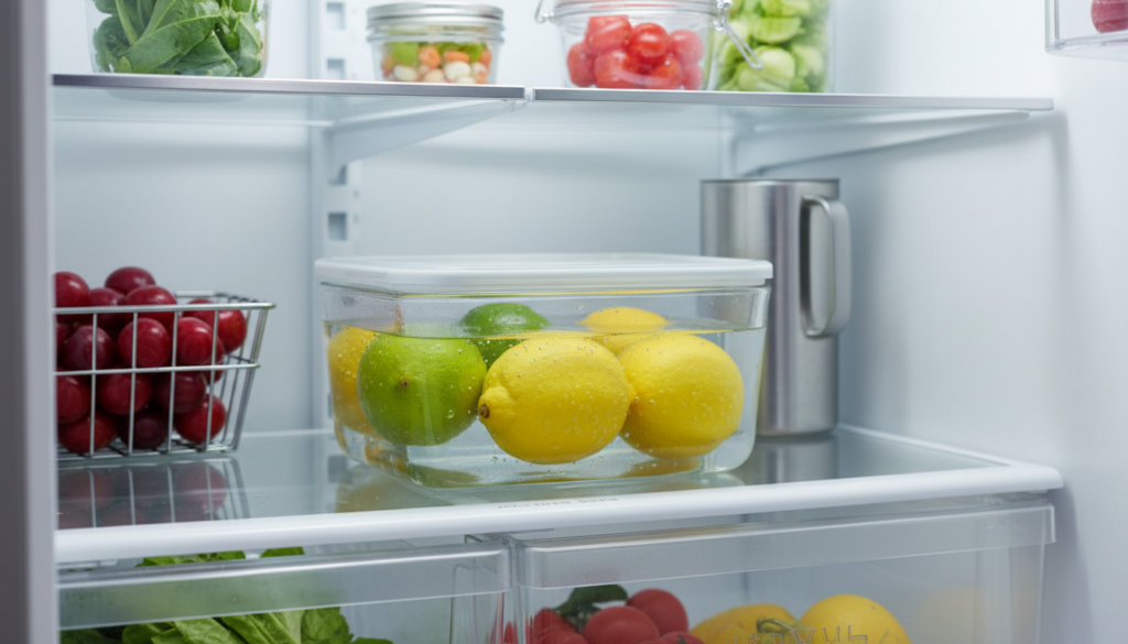 O limão permanecerá fresco por até 40 dias e sem mofo se você armazená-lo dessa maneira na cozinha