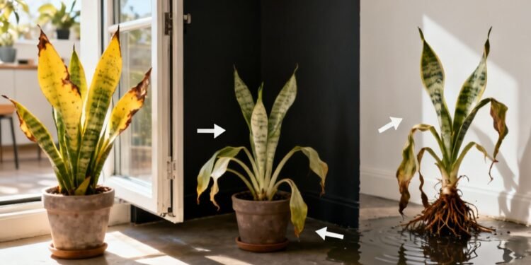 Os 3 piores lugares da casa para colocar a língua-de-sogra