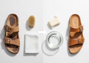 O método infalível para limpar suas sandálias e deixá-las parecendo novas