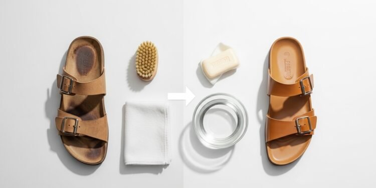 O método infalível para limpar suas sandálias e deixá-las parecendo novas