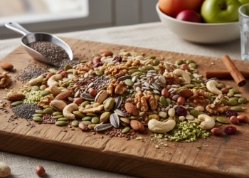 As 10 nozes e sementes com maior teor de fibras