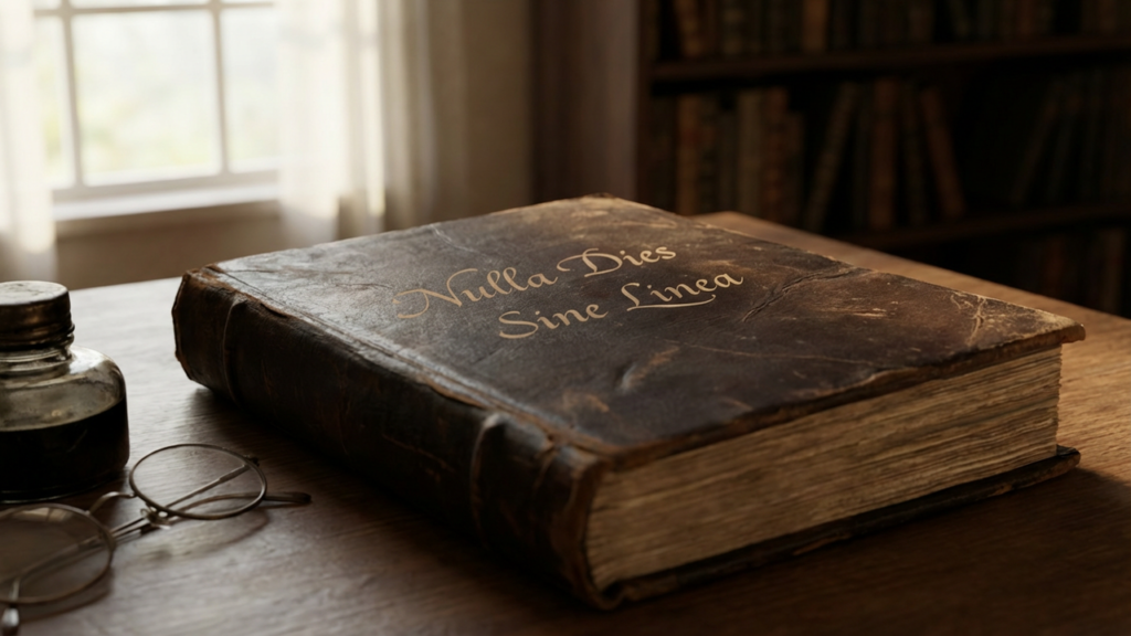 O que significa a frase em latim "Nulla Dies Sine Linea", que pode te ajudar a prosperar