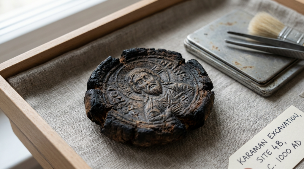 Relíquia bíblica encontrada? Cientistas descobrem um pão com rosto de Jesus que tem mais de 1000 anos