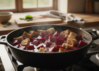Poucas pessoas sabem o truque de colocar pão ao cozinhar beterrabas