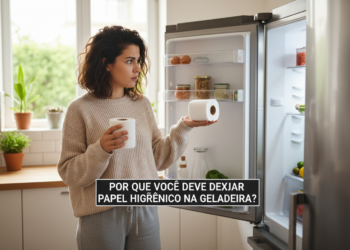 Poucos sabem por que você deve deixar papel higiênico na geladeira