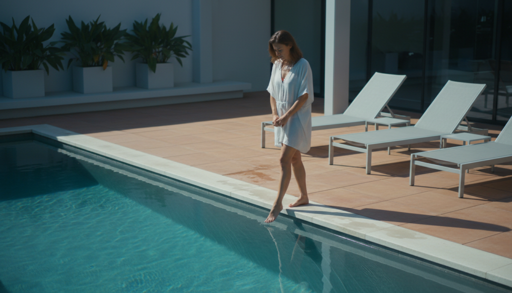 O que significa quando alguém não gosta de entrar na piscina no verão, segundo a psicologia