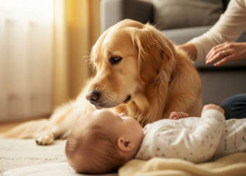 Essas raças de cães gentis são ótimas perto de bebês