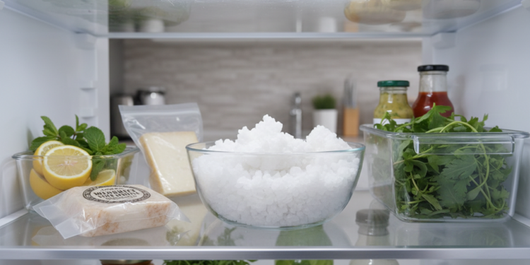 Poucos sabem qual é o sentido de colocar sal grosso na geladeira