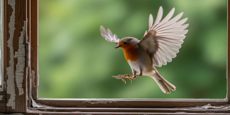 O que significa quando um passarinho pousa na sua janela?