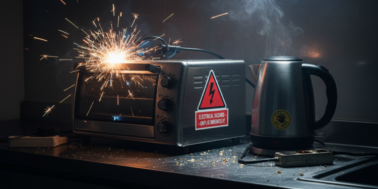 Essas são as situações em que você deve desligar os eletrodomésticos imediatamente