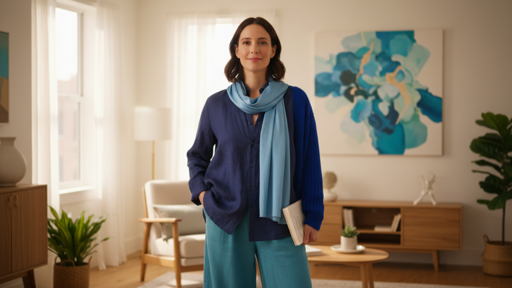 Qual o significado de usar roupas azuis, segundo a psicologia