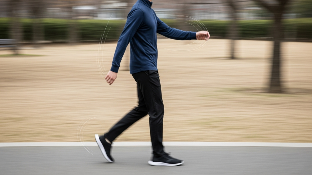 O que significa mover os braços ao caminhar, segundo a psicologia