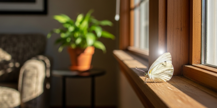 O que significa quando uma borboleta branca aparece em sua casa
