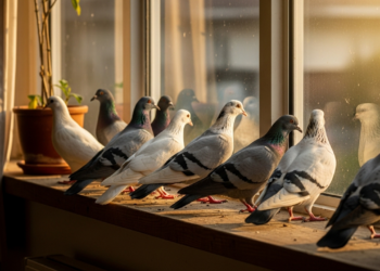 O que significa quando pombos aparecem na sua casa?