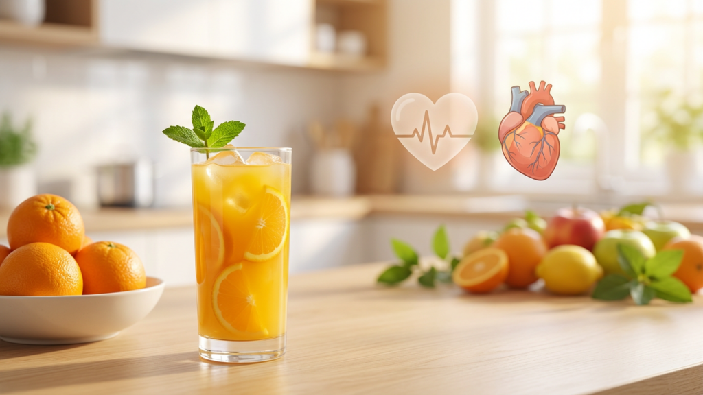 Beber suco de laranja poderá ajudar a saúde do seu coração, diz estudo