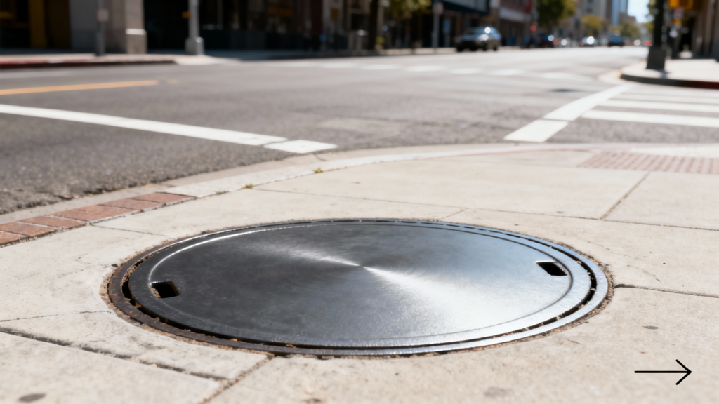 As tampas dos bueiros são redondas por esta simples razão