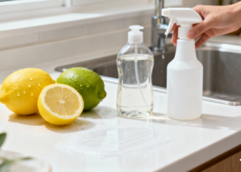 O truque caseiro com limão e detergente que facilita a limpeza da casa