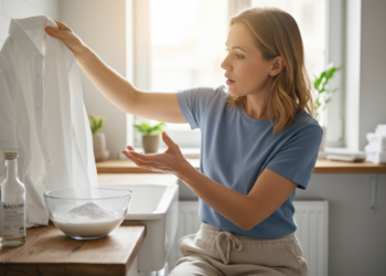 O truque eficaz para evitar que as roupas brancas fiquem amarelas
