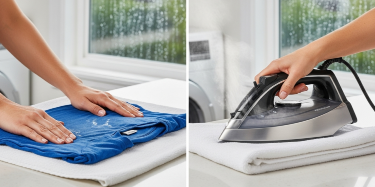 Esse truque faz as roupas secarem duas vezes mais rápido dentro de casa