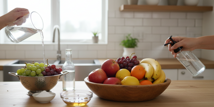 Os truques caseiros para manter as frutas livres de insetos na cozinha