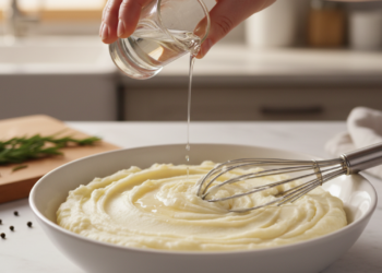 Poucos sabem qual o sentido de adicionar vinagre ao purê de batata