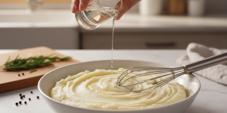 Poucos sabem qual o sentido de adicionar vinagre ao purê de batata