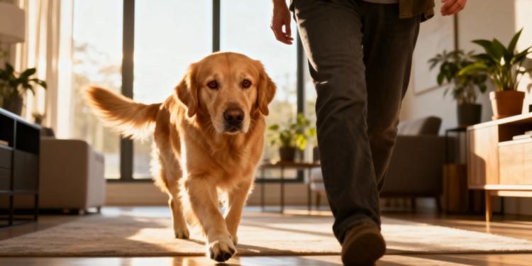 O que significa quando seu cão segue você para todos os lugares, de acordo com veterinários