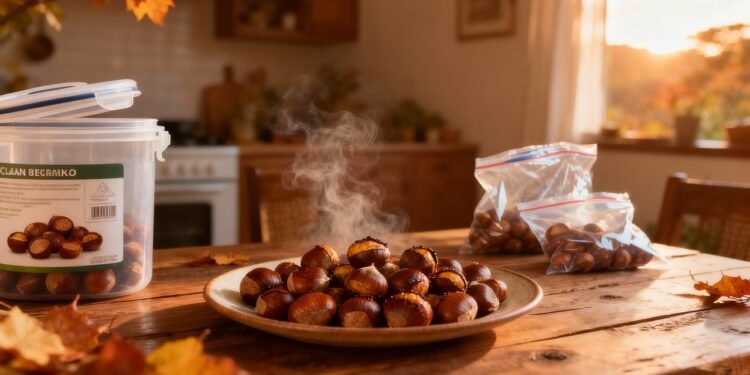 Como guardar as castanhas assadas para durarem mais tempo