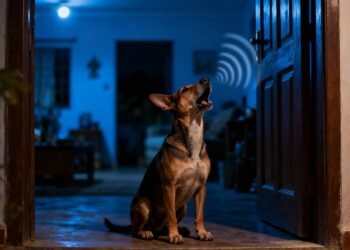 Por que os cães uivam à noite?