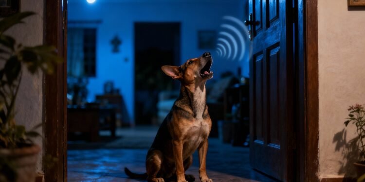 Por que os cães uivam à noite?