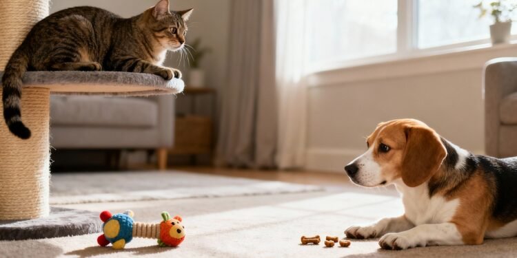 A chave para que cães e gatos se deem bem em casa é simples e pode ser aplicada hoje mesmo