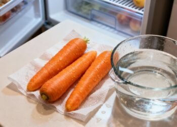 Como evitar que as cenouras fiquem murchas e cheias de manchas