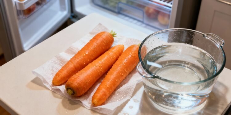 Como evitar que as cenouras fiquem murchas e cheias de manchas