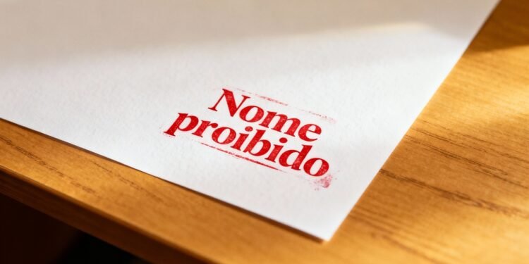 O nome que foi proibido por lei e não pode ser usado