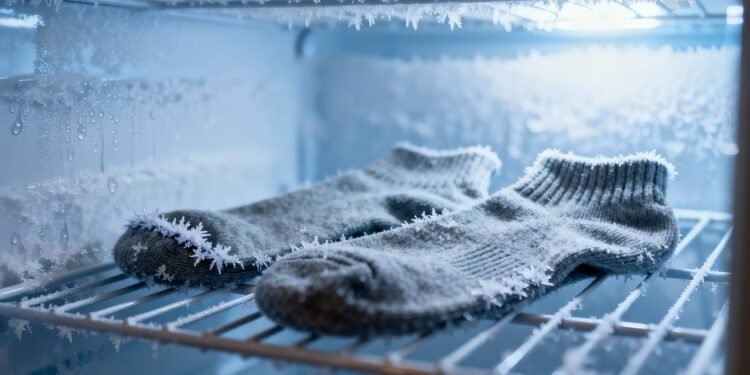 Poucos sabem para que serve colocar meias no congelador