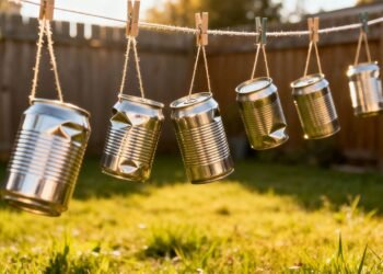 Poucos sabem por que recomendam colocar latas de alumínio penduradas no jardim das casas