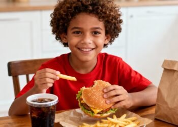 Esse é o efeito nocivo do fast food na saúde das crianças
