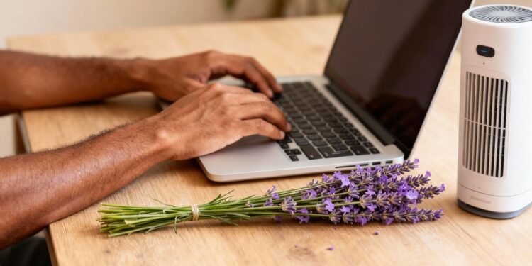 Quem trabalha em casa realmente pode ficar mais calmo com a aromaterapia?
