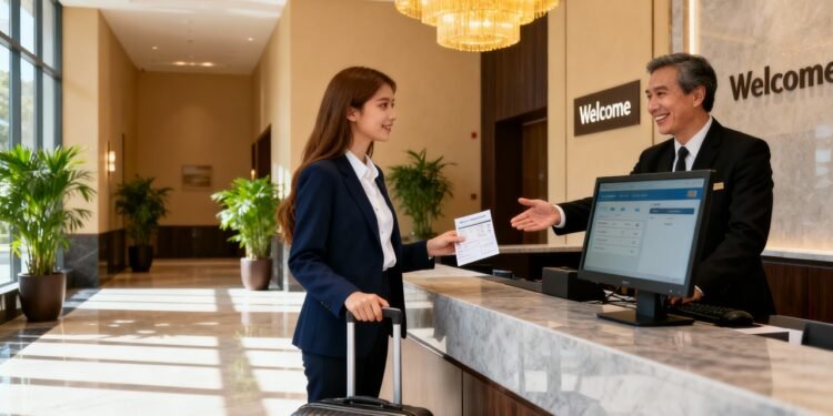A única coisa que você nunca deve fazer no check-in do hotel