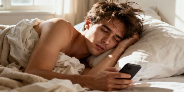 O hábito de acordar e mexer no celular imediatamente pode causar este impacto emocional