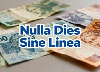 O que significa a frase em latim "Nulla Dies Sine Linea", que pode te ajudar a prosperar