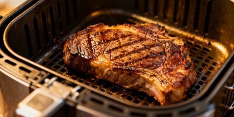 Poucos sabem o truque definitivo para deixar a carne suculenta e macia na air fryer