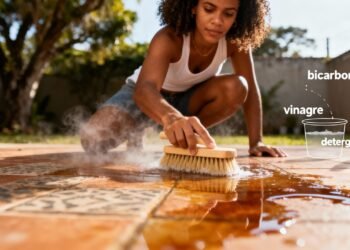 Poucos sabem como remover manchas difíceis no chão deixadas pelas árvores