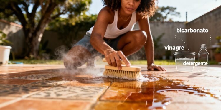 Poucos sabem como remover manchas difíceis no chão deixadas pelas árvores