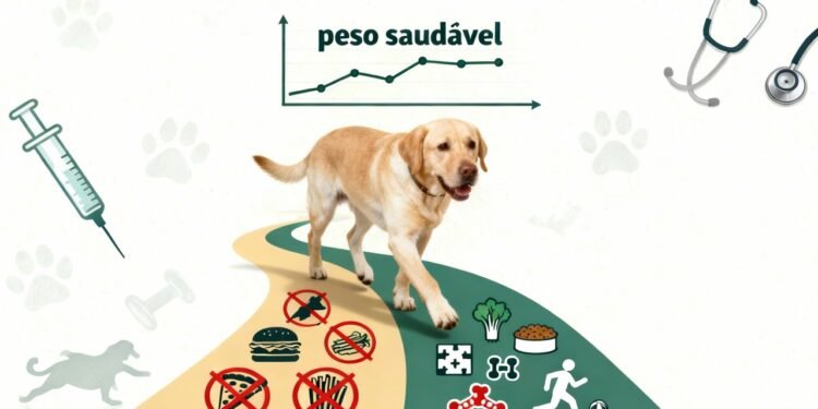 A raça de cachorro com maior probabilidade de ficar acima do peso