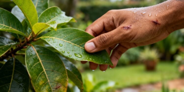 A folha milagrosa que acelera a cicatrização e ainda reduz sintomas de resfriado