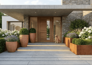 O que significa ter vasos de flores na entrada da casa?