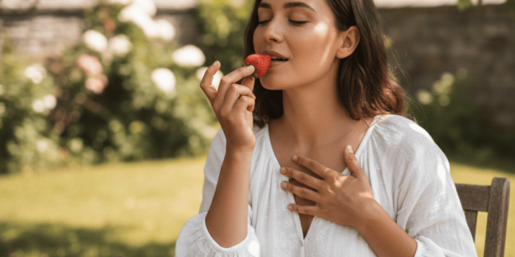 O morango é uma fonte excepcional de antioxidantes, com destaque para as antocianinas (que dão a cor vermelha) e o ácido elágico