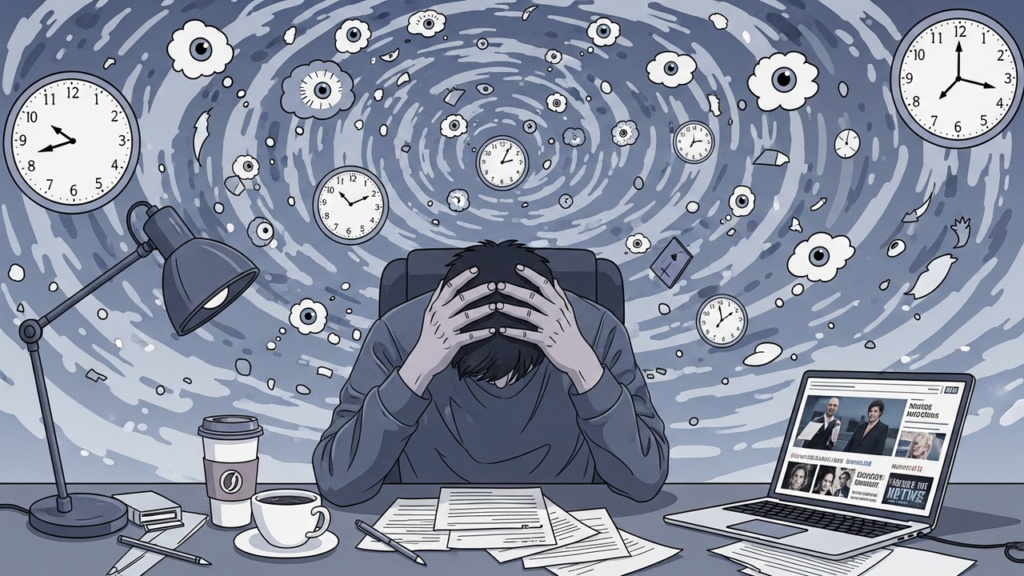 Como a tensão contínua interfere nos processos mentais e reduz o foco diário